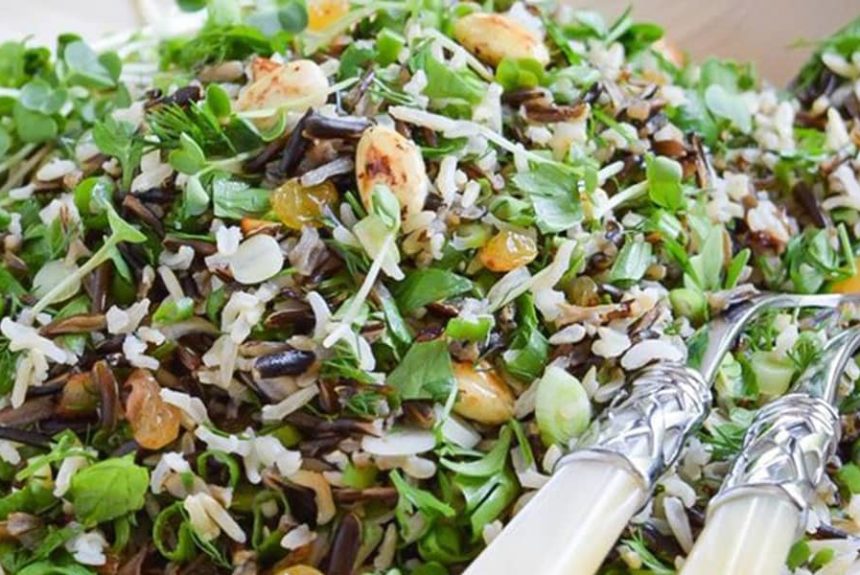 Green Vitality Wild Rice Salad